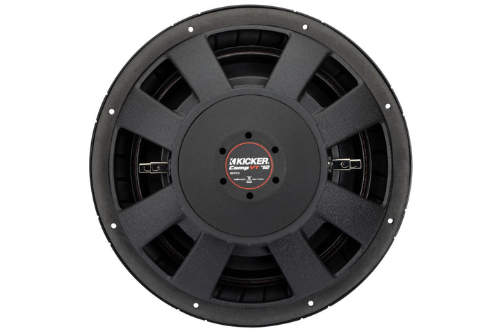 Kicker 52CVT124: 12" 2 Ω 400 W CompVT-Series Subwoofer