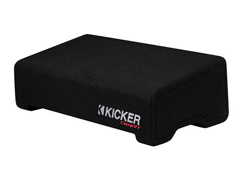 Kicker 52CVTDF102: 10" 2-Ohms CVTDF-Series Down-Firing Subwoofer Enclosure