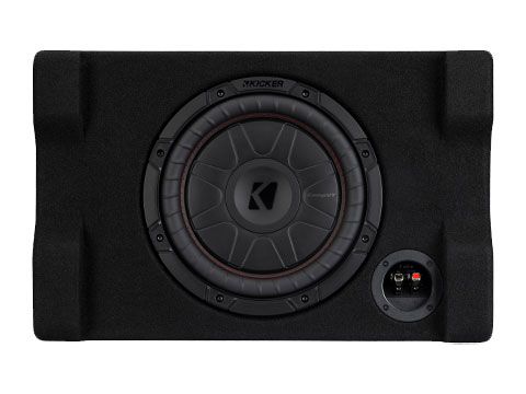 Kicker 52CVTDF102: 10" 2-Ohms CVTDF-Series Down-Firing Subwoofer Enclosure