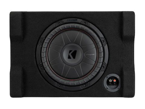 Kicker 52CVTDF122: 12" 2-Ohms CVTDF-Series Down-Firing Subwoofer Enclosure