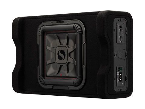 Kicker 53PL7TDF10: 10" L7-Series Thin Powered Down-Firing Subwoofer Enclosure