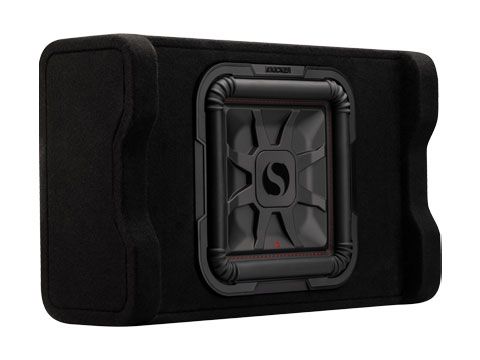 Kicker 53PL7TDF10: 10" L7-Series Thin Powered Down-Firing Subwoofer Enclosure