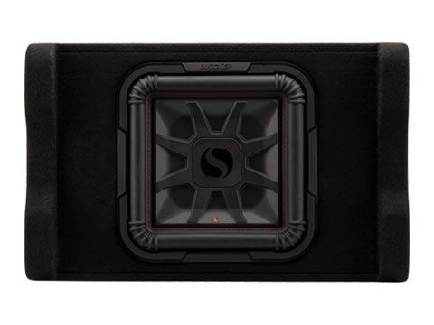 Kicker 53PL7TDF10: 10" L7-Series Thin Powered Down-Firing Subwoofer Enclosure