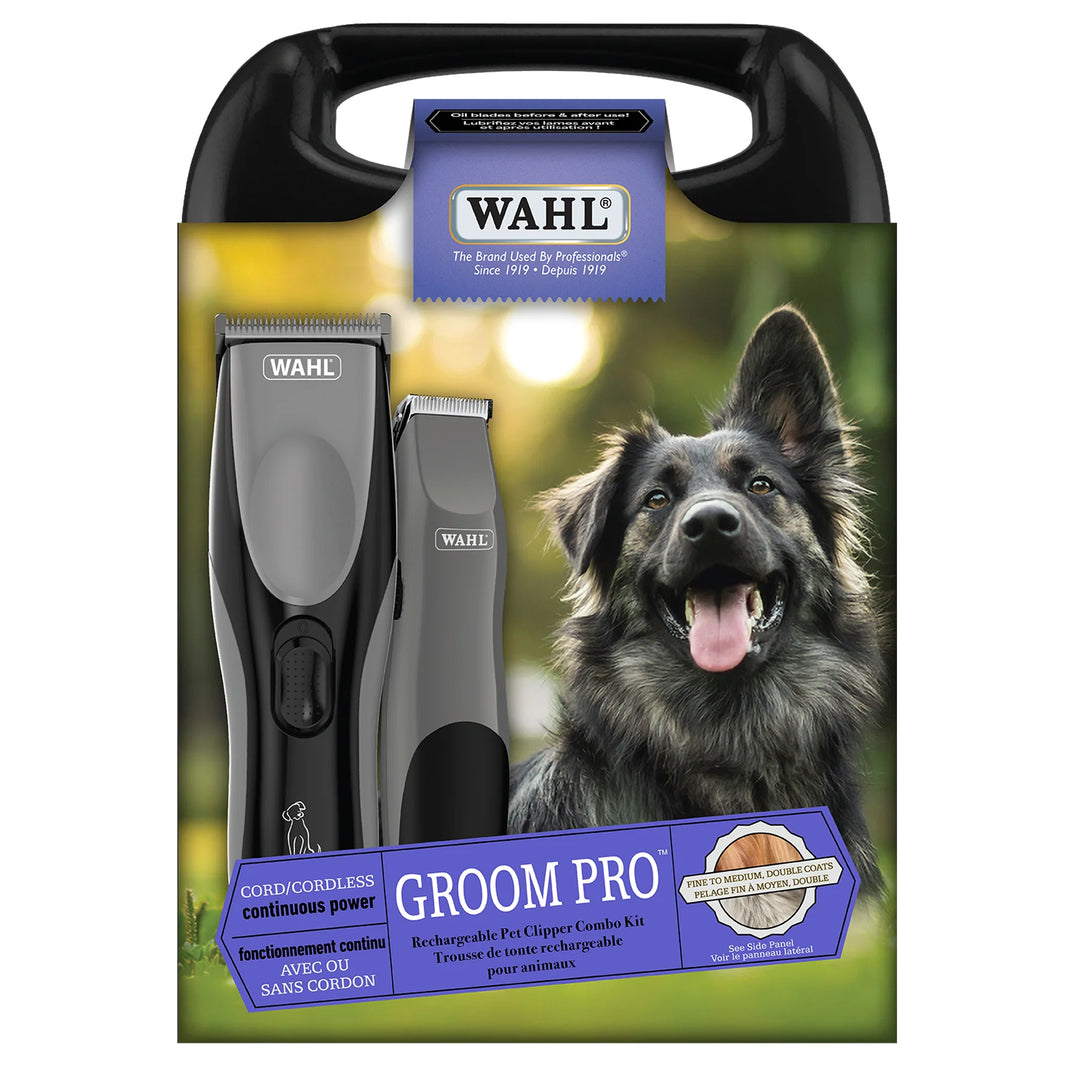 Wahl 58125: Professional Groom Rechargeable Pet Clipper Combo Kit
