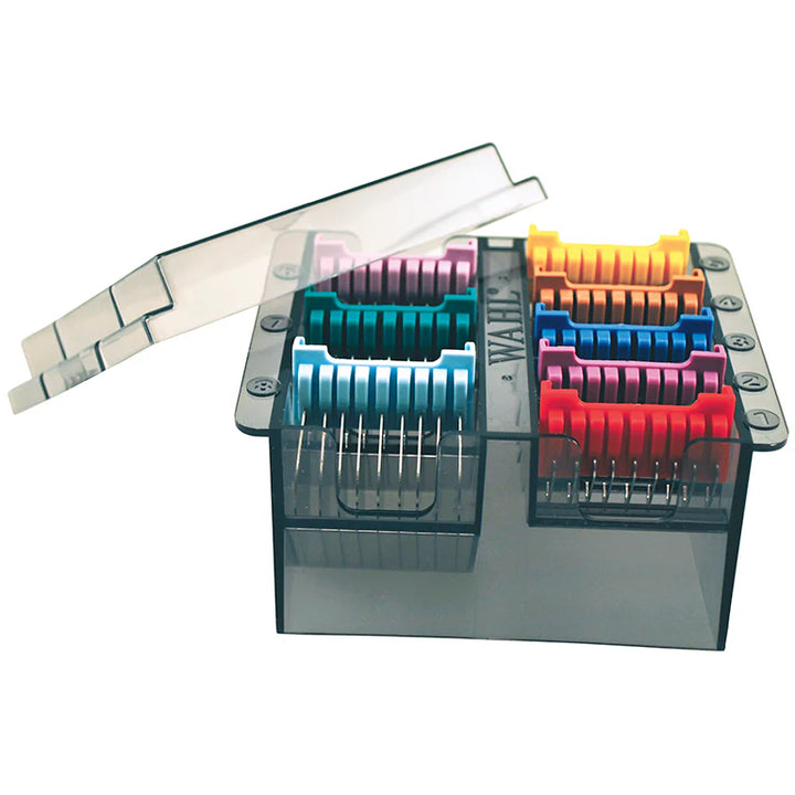 Wahl 58236: 8 Pieces Stainless Steel Slide-On Combs / Organizer