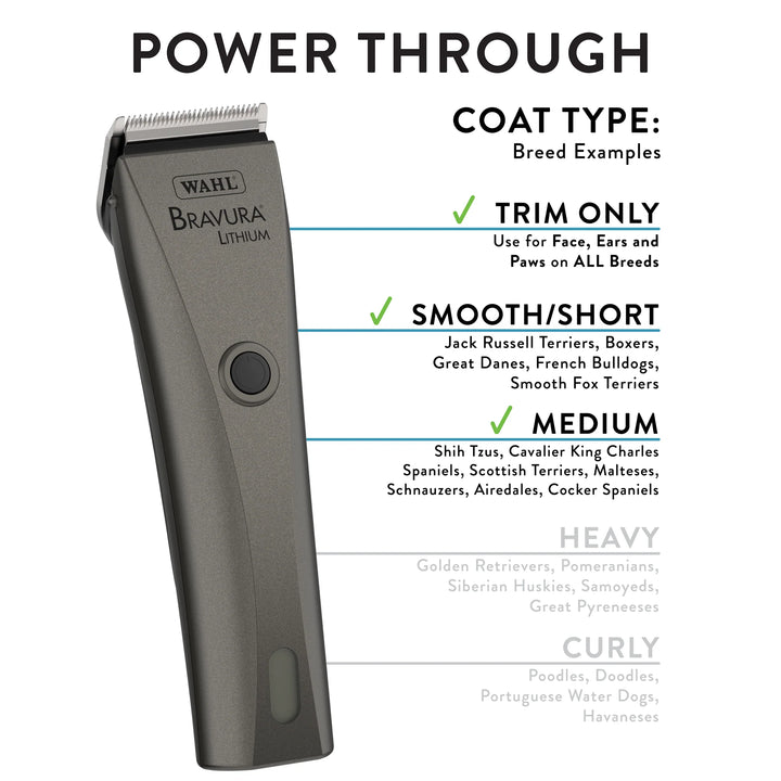 Wahl 59163: Lithium Bravura Gunmetal Cordless Clipper