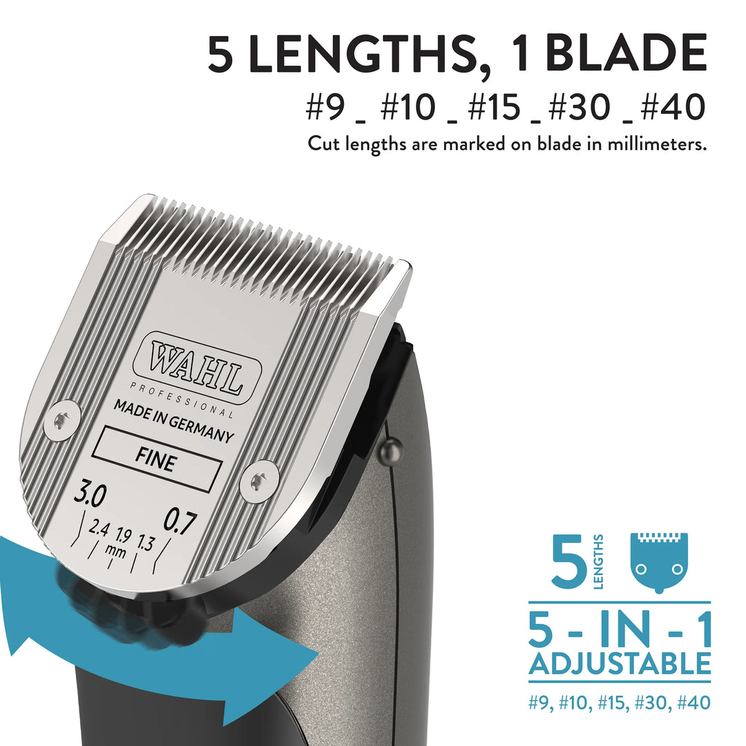 Wahl 59163: Lithium Bravura Gunmetal Cordless Clipper