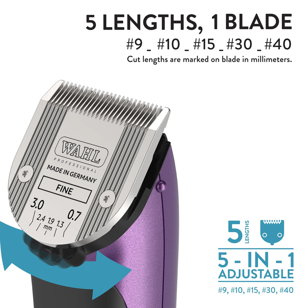 Wahl 59164: Lithium Bravura Purple Professional Cordless Clipper