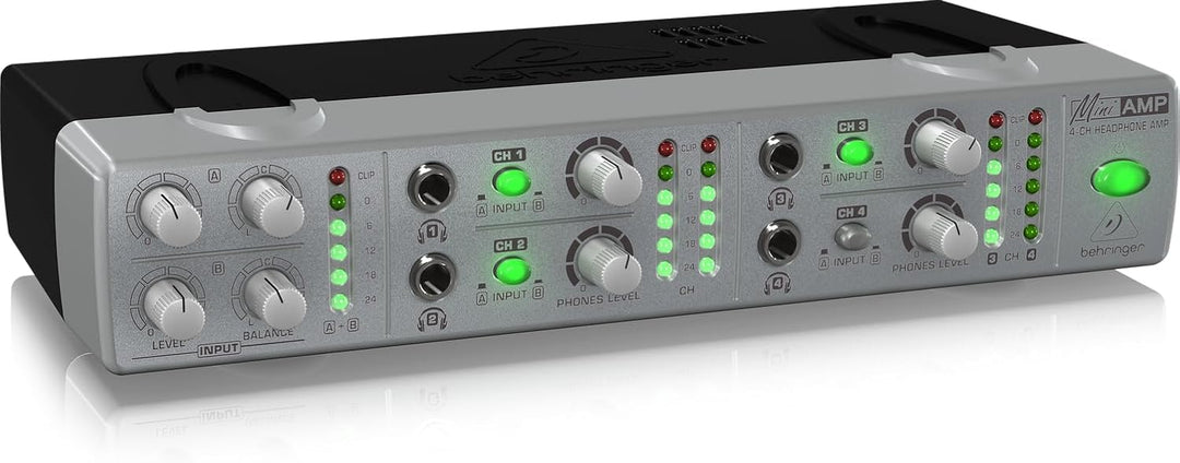 Behringer AMP800: 4-Channel Ultra-Compact Stereo Headphone Amplifier