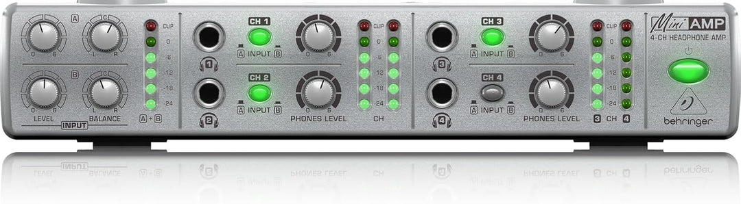 Behringer AMP800: 4-Channel Ultra-Compact Stereo Headphone Amplifier
