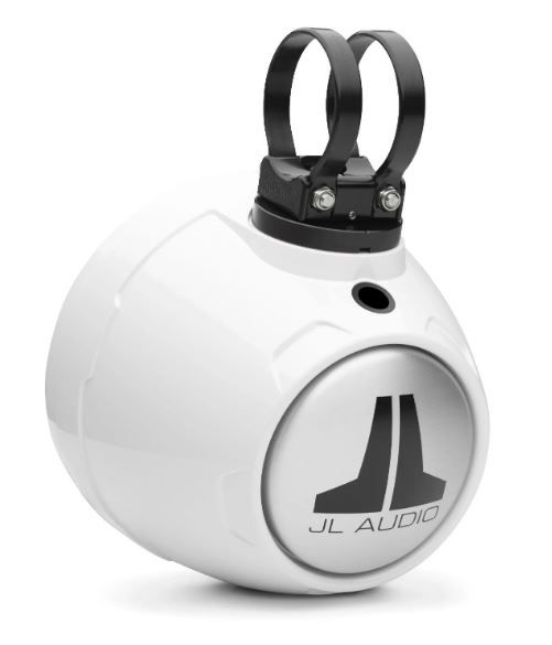JL Audio JLM6650VEXGW-S-GWGWI: 6.5" M6- / VEX-Series LED RGB White Sport Enclosed Coaxial Speaker System
