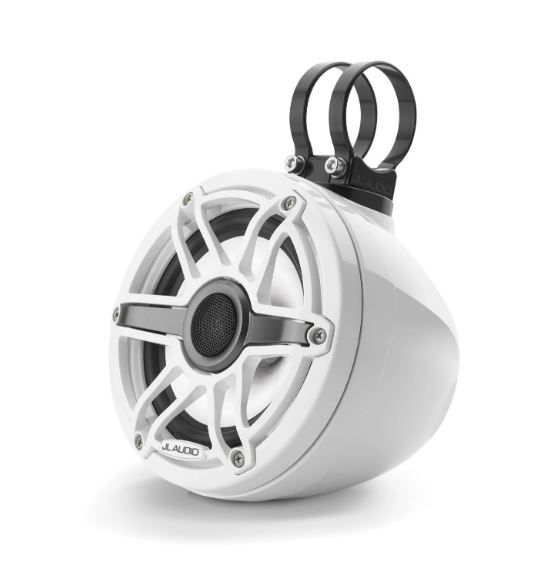 JL Audio JLM6650VEXGW-S-GWGWI: 6.5" M6- / VEX-Series LED RGB White Sport Enclosed Coaxial Speaker System