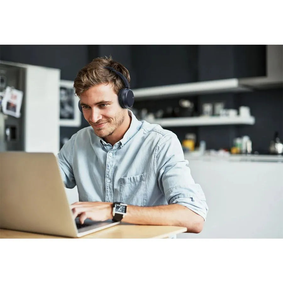 JVC HA-S36W-A: Aegean Blue Foldable Bluetooth On-Ear Headphones