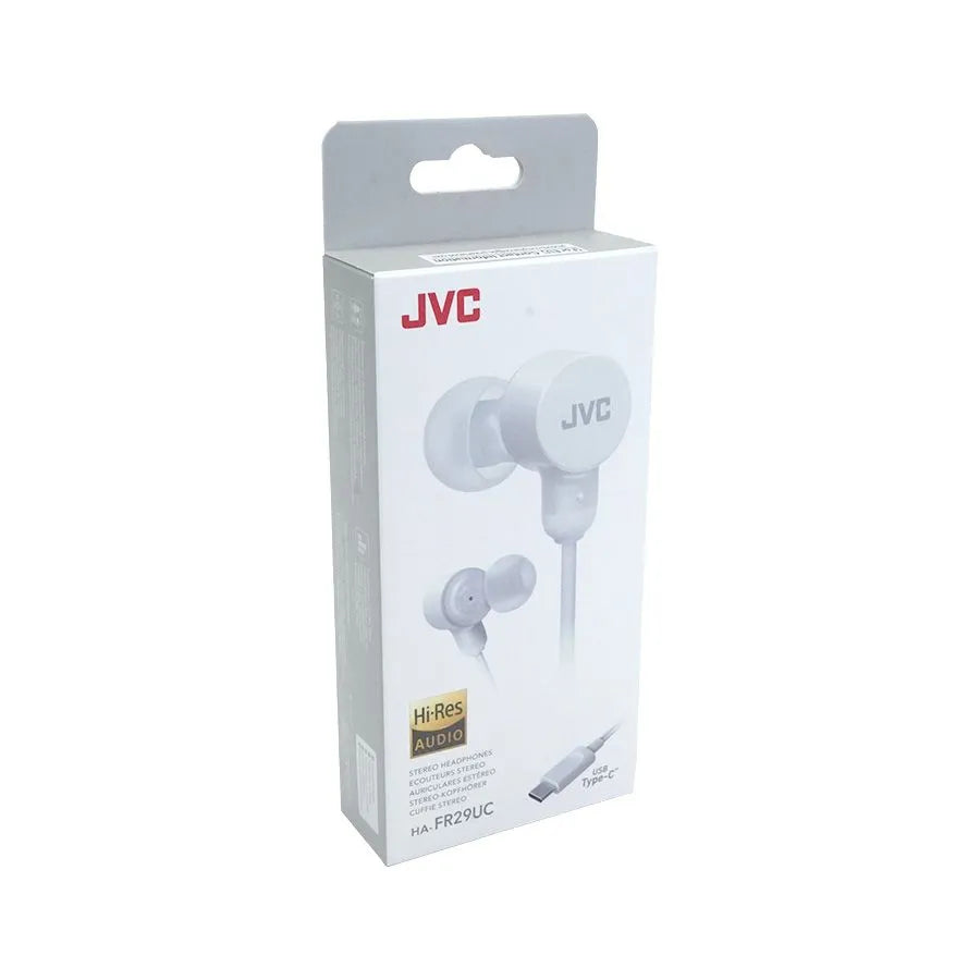 JVC HA-FR29UC-W: USB-C White Wired Earbuds