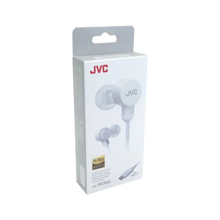 JVC HA-FR29UC-W: USB-C White Wired Earbuds