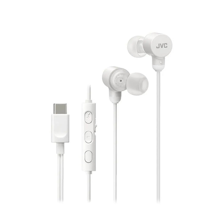 JVC HA-FR29UC-W: USB-C White Wired Earbuds