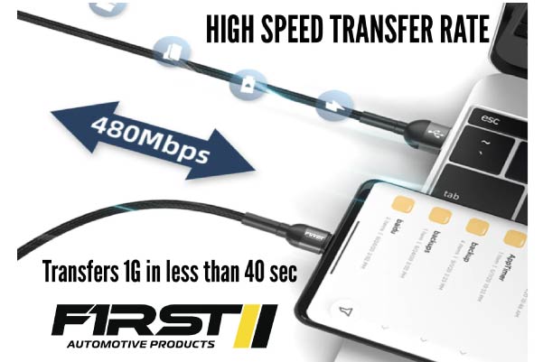 F1RST AL-BK1: 1.2 M Premium USB-A Lightning Cable