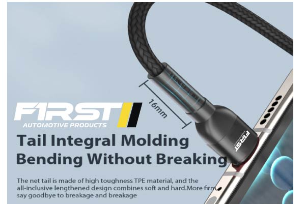 F1RST AL-BK1: 1.2 M Premium USB-A Lightning Cable