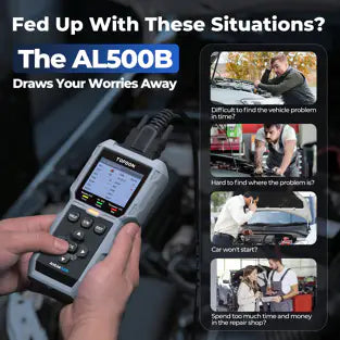 Topdon AL500B: 2.8" Color Display Code Reader / Battery Tester