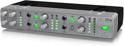 Behringer AMP800: 9.5" 4-Channel Ultra-Compact Stereo Headphone Amplifier