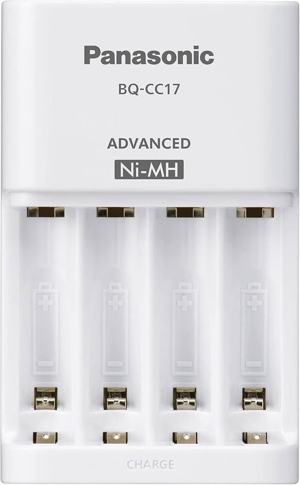 Panasonic BQ-CC17-W: AA / AAA White Smart Battery Charger