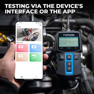 Topdon BT100W: 12 V Monochrome Display Battery / System Tester