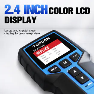Topdon BT200: 2.4" 12 / 24 V Display Battery / System Tester