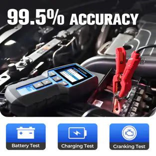 Topdon BT200: 2.4" 12 / 24 V Display Battery / System Tester
