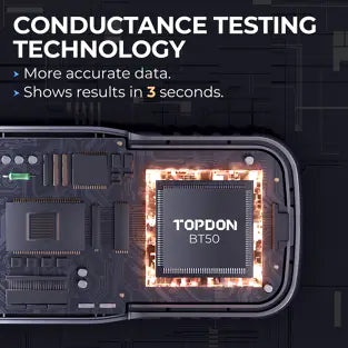 Topdon BT50: 12 V Monochrome Display Battery / System Tester