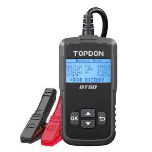 Topdon BT50: 12 V Monochrome Display Battery / System Tester