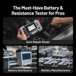 Topdon BT600PLUS: 3.5" 6 / 12 / 24 V Printer Display Battery / System Tester