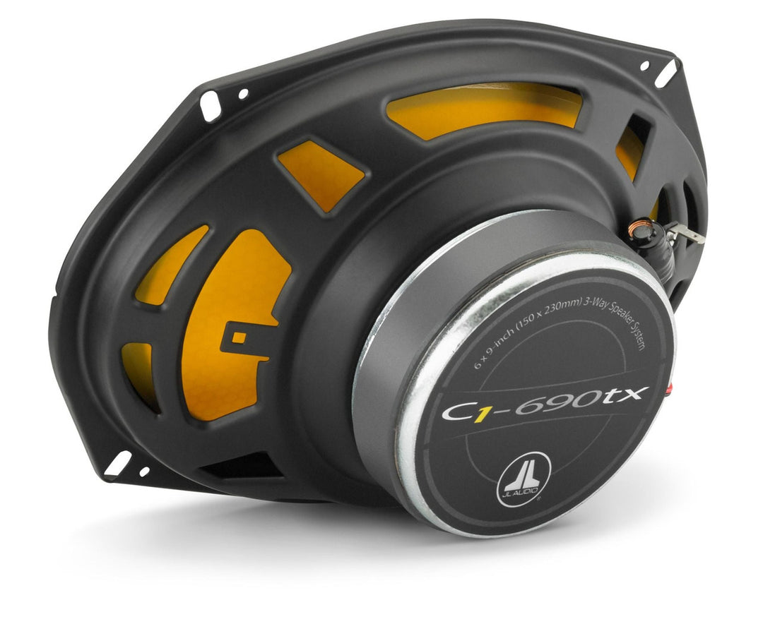 JL Audio C1-690TX: 6 x 9" 60 W RMS 3-Way C1-Series Coaxial Speakers