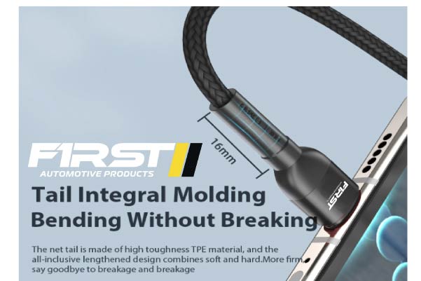 F1RST CC-BK1: 1.2 M Premium USB-C Cable