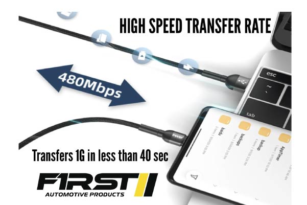 F1RST CL-BK1: 1.2 M Premium USB-C Lighting Cable