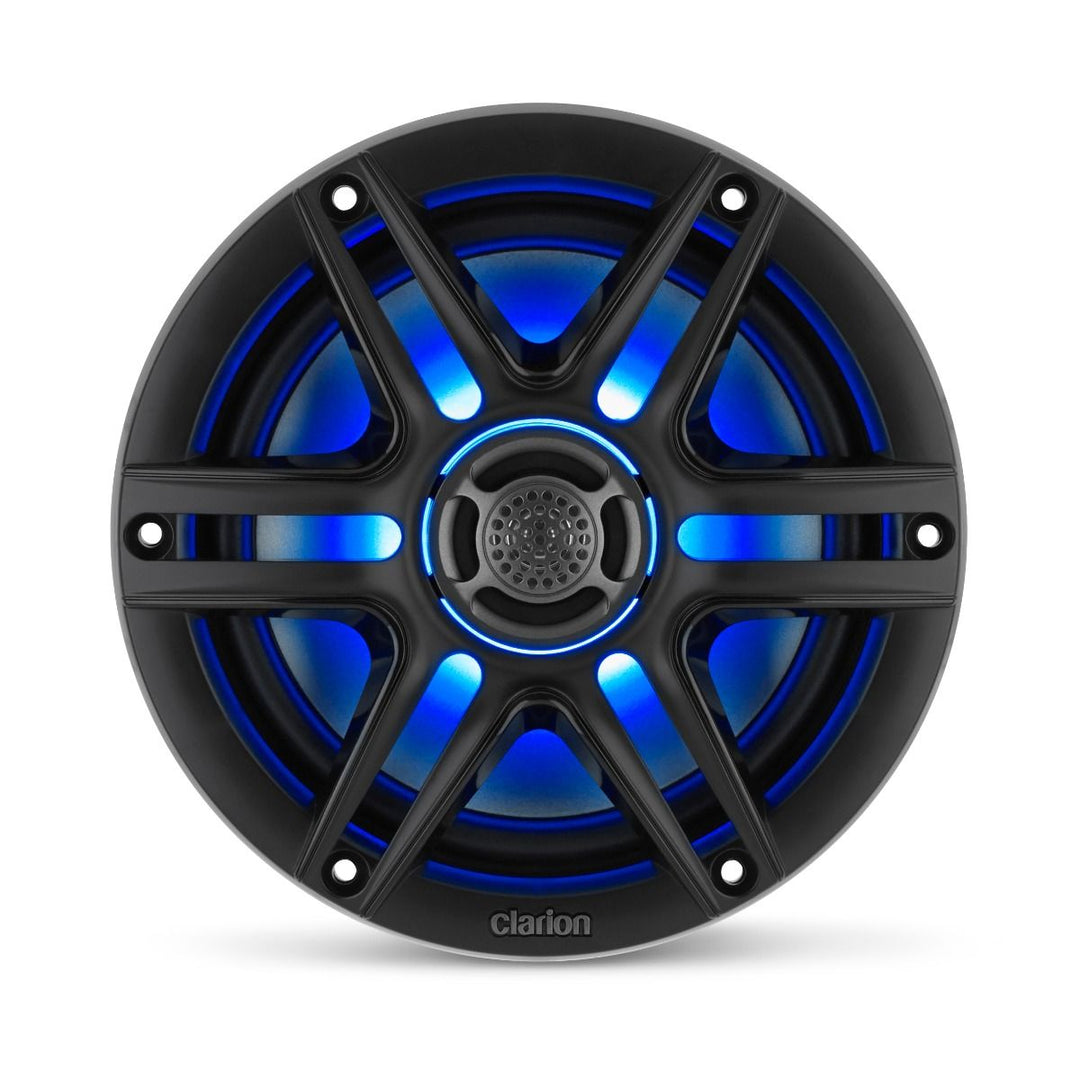 Clarion CLRCMS-651RBG-SWB: 6.5" RGB Marine Coaxial Speakers