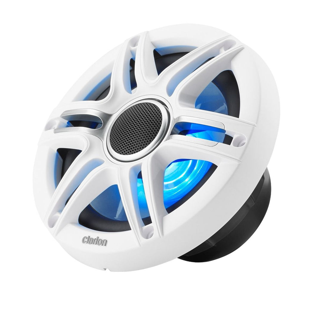Clarion CLRCMSP-651RGB-SWG: 6.5" RGB Premium Marine Coaxial Speakers