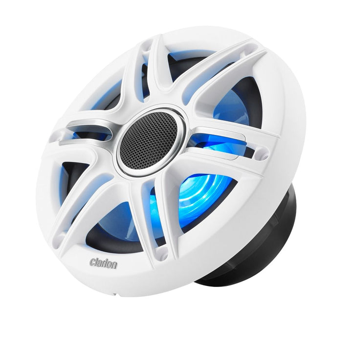 Clarion CLRCMSP-651RGB-SWG: 6.5" RGB Premium Marine Coaxial Speakers