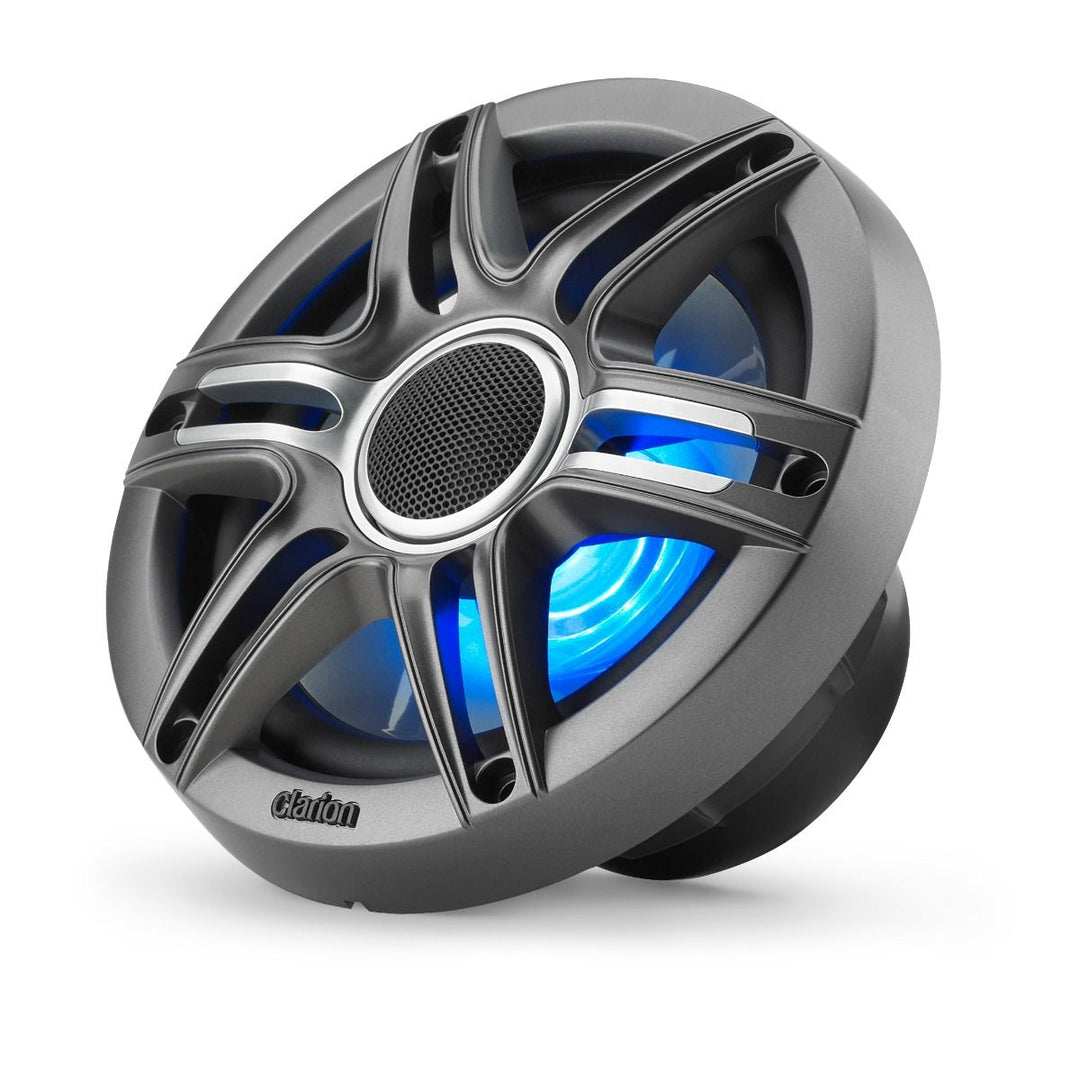 Clarion CLRCMSP-651RGB-SWG: 6.5" RGB Premium Marine Coaxial Speakers