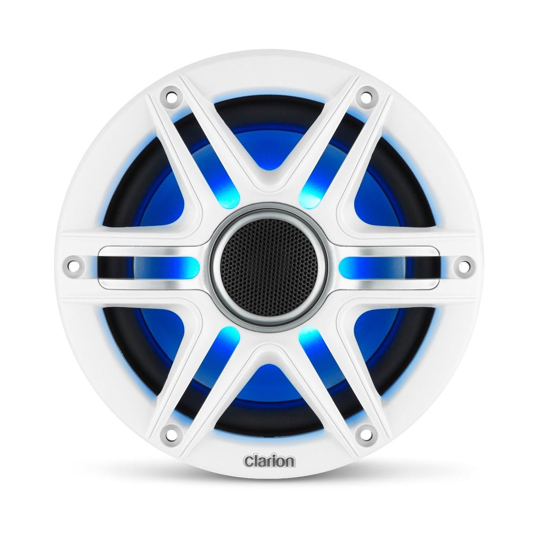 Clarion CLRCMSP-651RGB-SWG: 6.5" RGB Premium Marine Coaxial Speakers