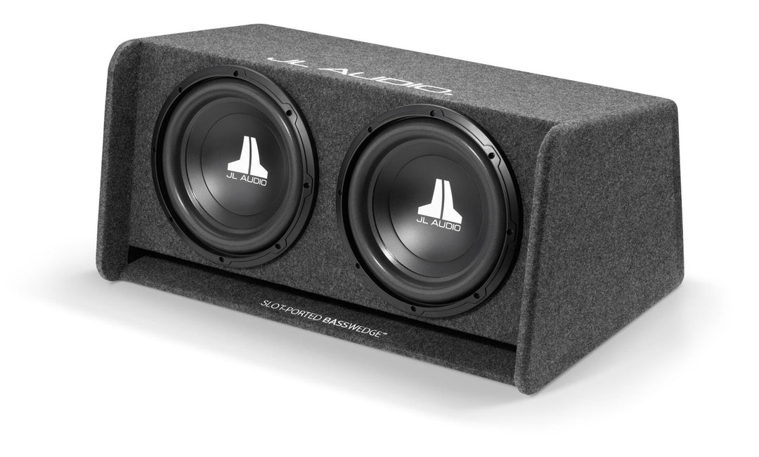 JL Audio CP212-W0V3: 12" 600 W RMS Dual Bass Wedge Slot Ported Enclosure