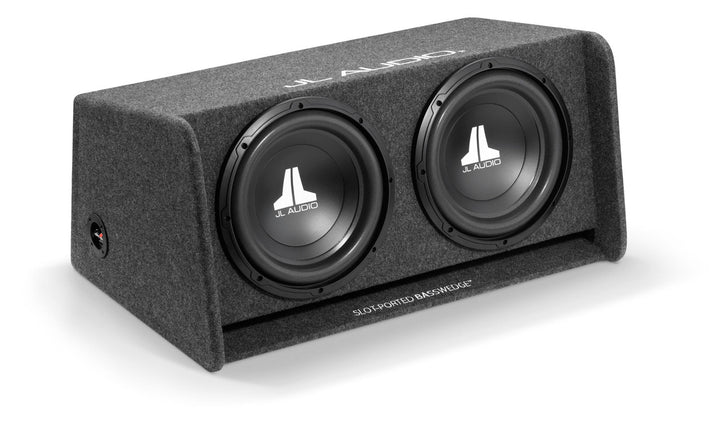 JL Audio CP212-W0V3: 12" 600 W RMS Dual Bass Wedge Slot Ported Enclosure