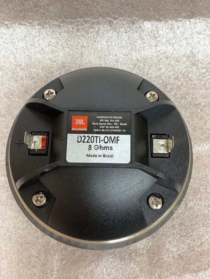 JBL / Selenium D220TI-8R: OMF Full Range Titanium Compression Driver