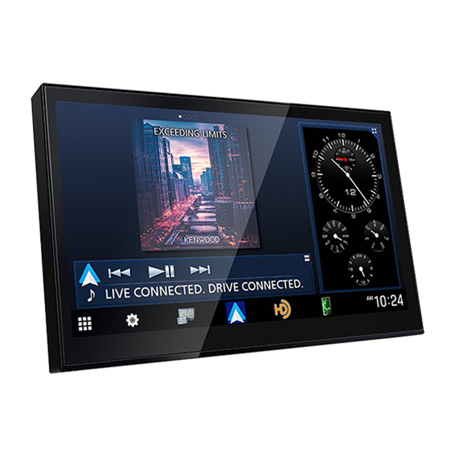 Kenwood DAX8000S: 8" Direct Replacement Touchscreen Digital Multimedia Receiver