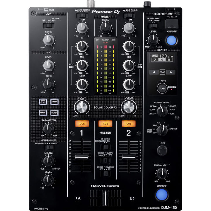 Pioneer DJ DJM-450: 2-Channel DJ Mixer
