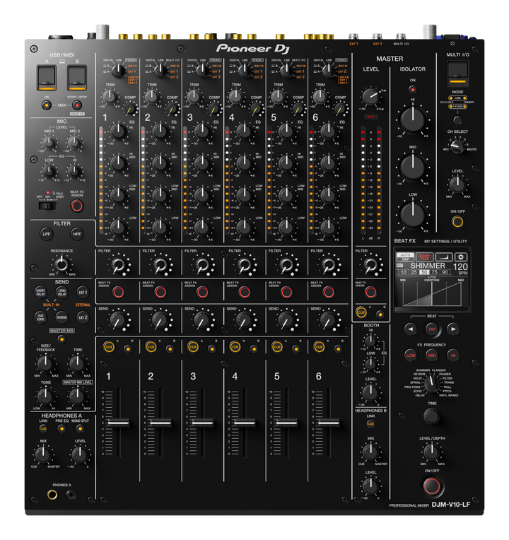 Pioneer DJ DJM-V10-LF: 6-Channel DJ Mixer