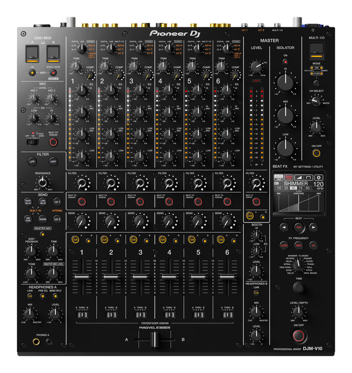 Pioneer DJ DJM-V10: 6-Channel Club Mixer
