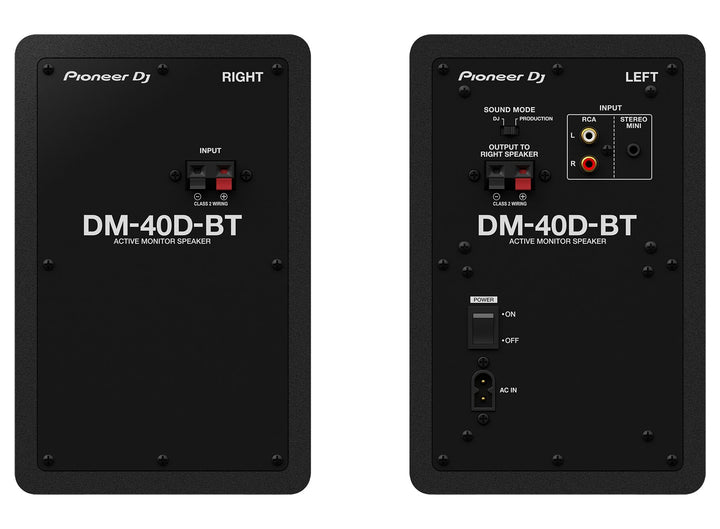 Pioneer DJ DM-40D-BT: 4" Desktop Monitor System