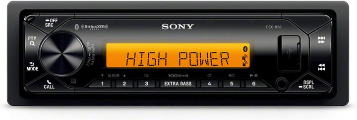 Sony DSX-M80: 4 x 45 W RMS Marine High Power Digital Media Receiver