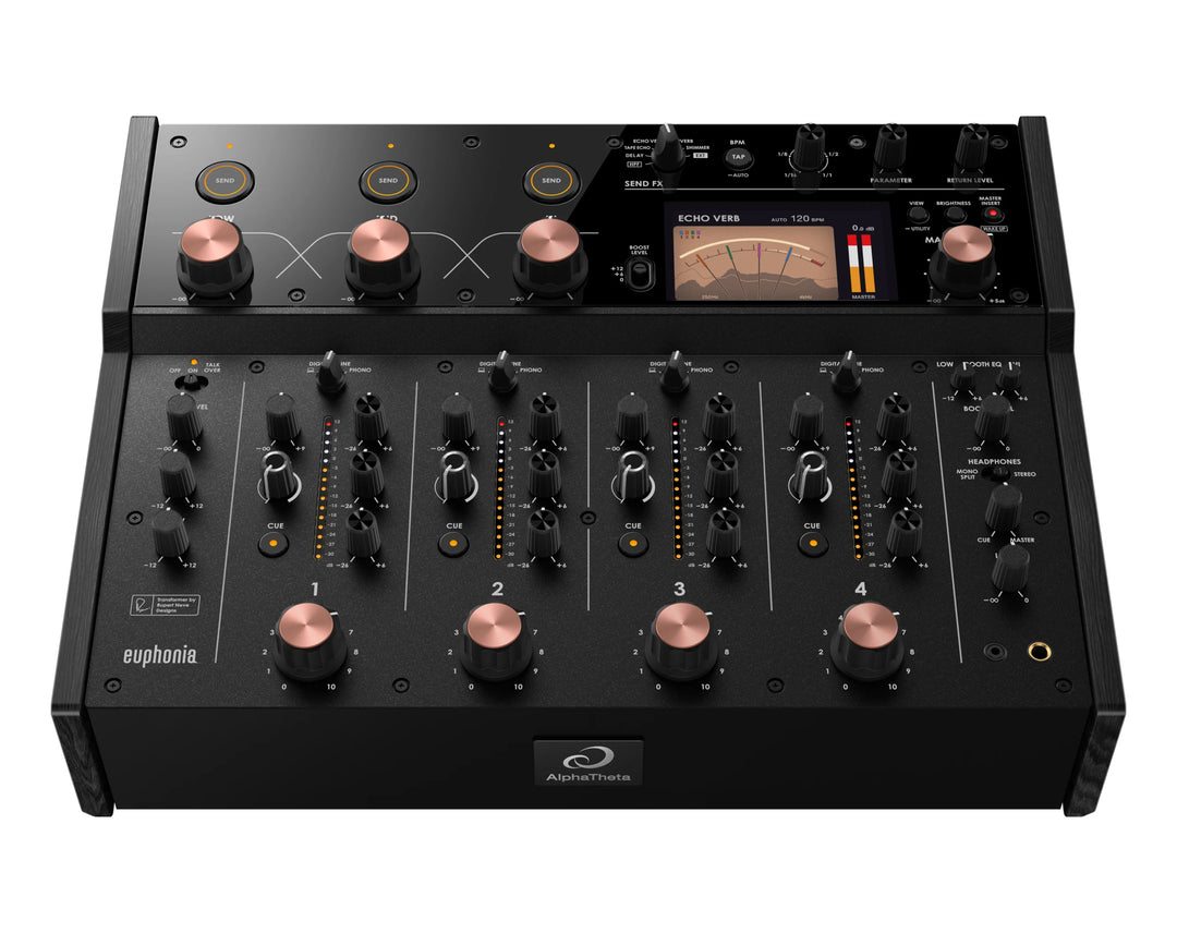 Alpha Theta EUPHONIA: 4-Channel Rotary Mixer