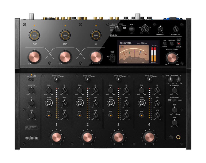 Alpha Theta EUPHONIA: 4-Channel Rotary Mixer